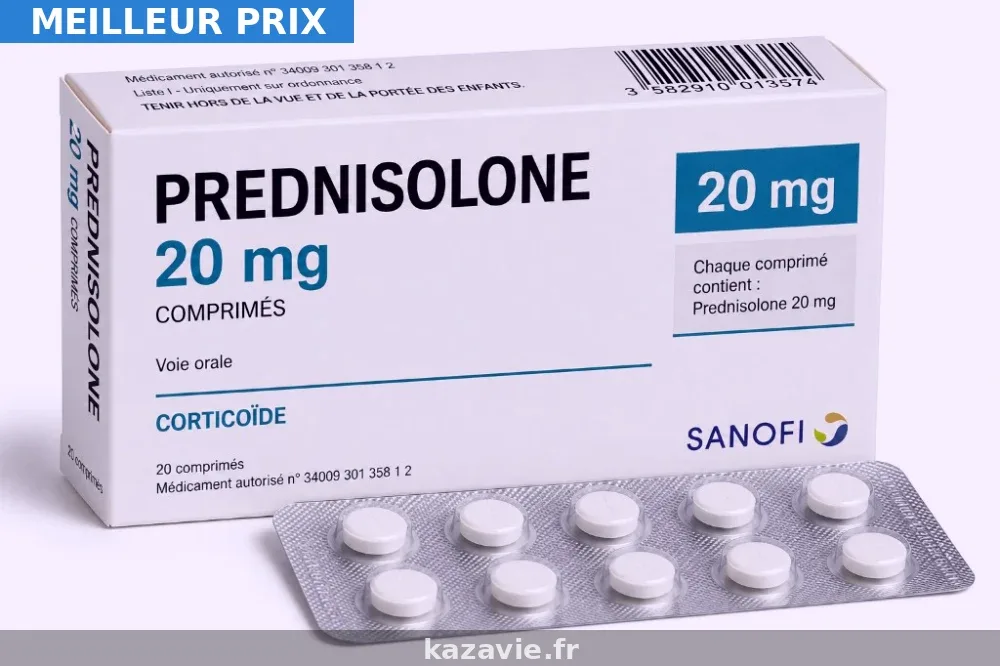 Prednisolone 40mg à Marseille – 0,24€ le comprimé – paiement 100% sécurisé