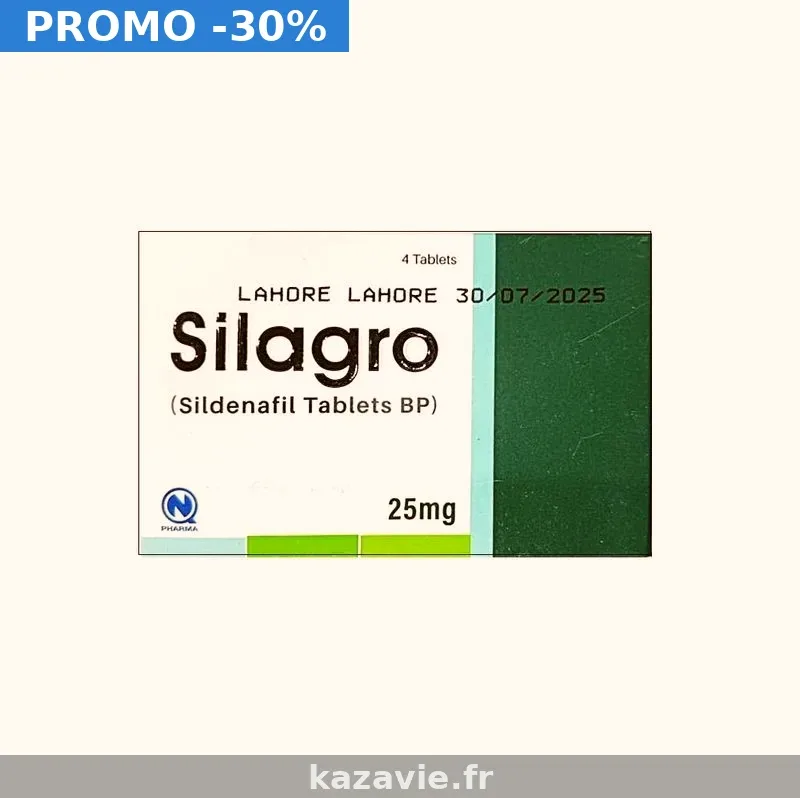 Acheter Silagra 25mg — Sildenafil livraison en France