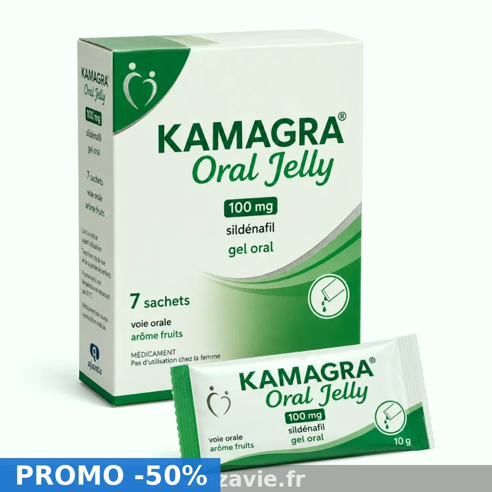 Réservez Kamagra Oral Jelly (Sildenafil Citrate) en France — seulement 0,50€