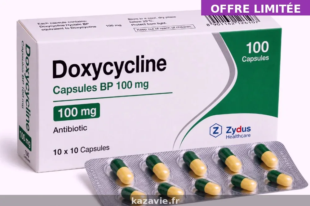 Commander Doxycycline en pharmacie — dès €0,24€ le gélules