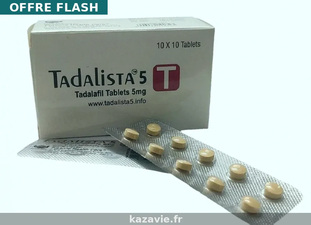 Obtenez Tadalista 60mg dès 0,55€: sans ordonnance — livraison en France