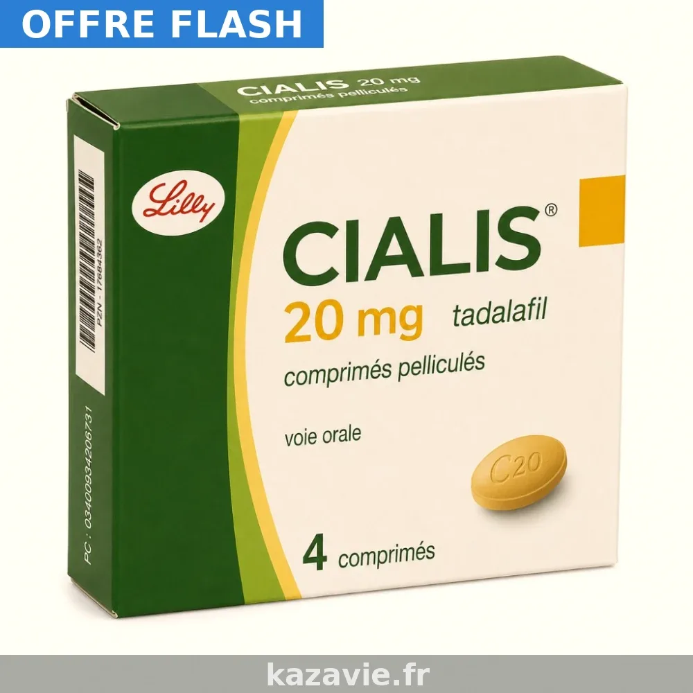 Achat Cialis 20mg générique meilleur prix en France métropolitaine